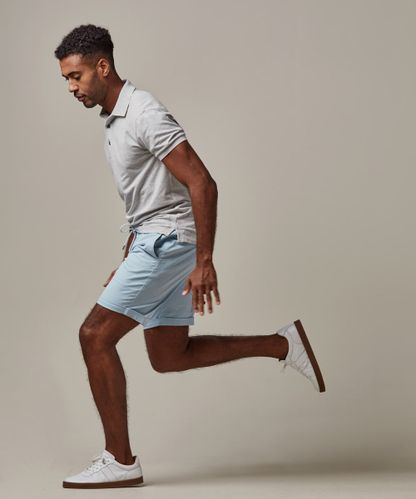 Profuomo Blaue Sportcord-Shorts