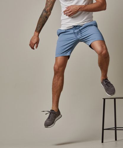 Profuomo Mid blue sportcord shorts