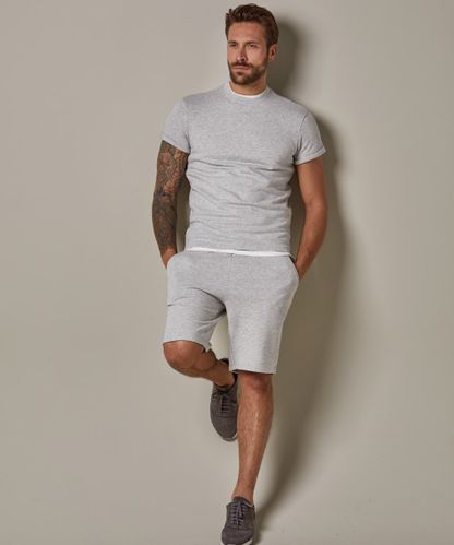 Profuomo Grey mélange shorts