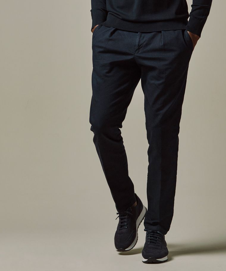 Navy relaxed modern fit chinos