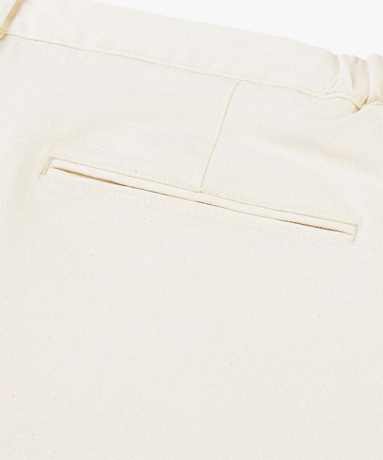 Off white relaxed modern fit chino