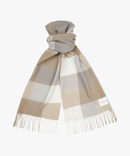 Profuomo Beige lambswool scarf