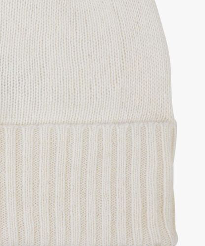 Profuomo Off white wol-cashmere knitted muts