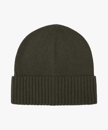 Profuomo Army wool-cashmere knitted hat