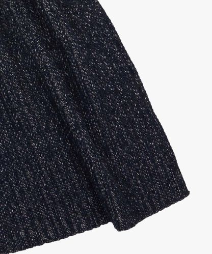 Profuomo Navy wol-cashmere knitted sjaal