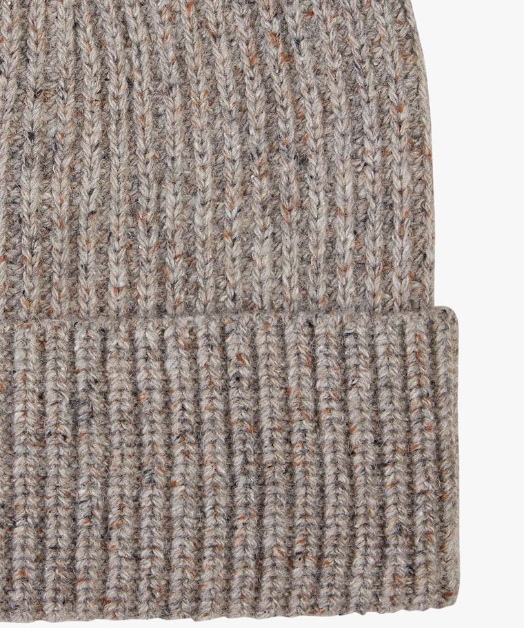 Donegal wool blend knitted hat