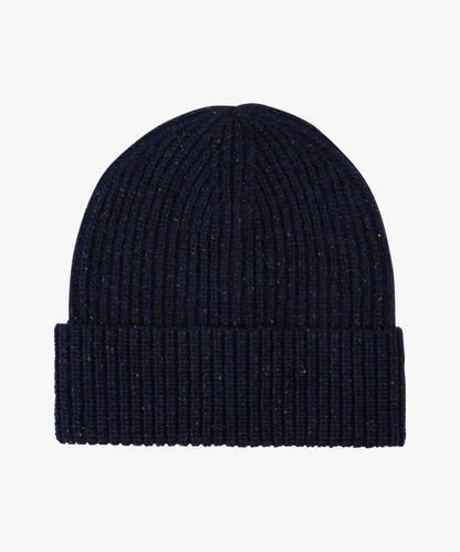 Profuomo Donegal wool blend knitted hat
