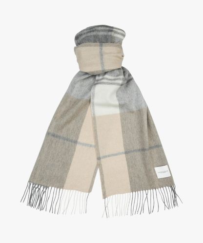 Profuomo Beige lambswool scarf