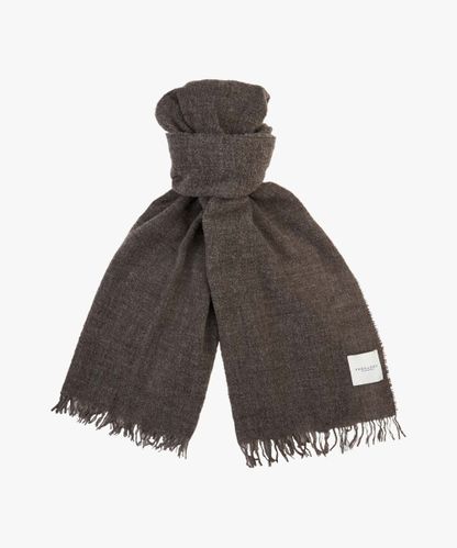 Profuomo Brown woollen scarf