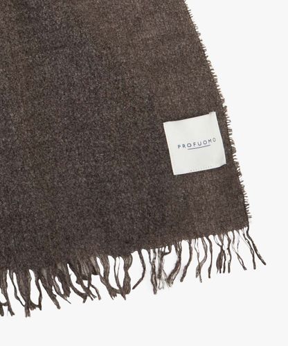 Profuomo Brown woollen scarf