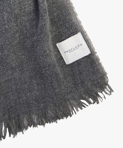 Profuomo Grey wool scarf