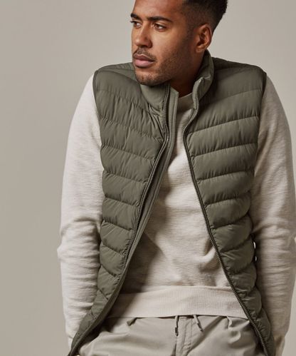 Profuomo Green recycled bodywarmer
