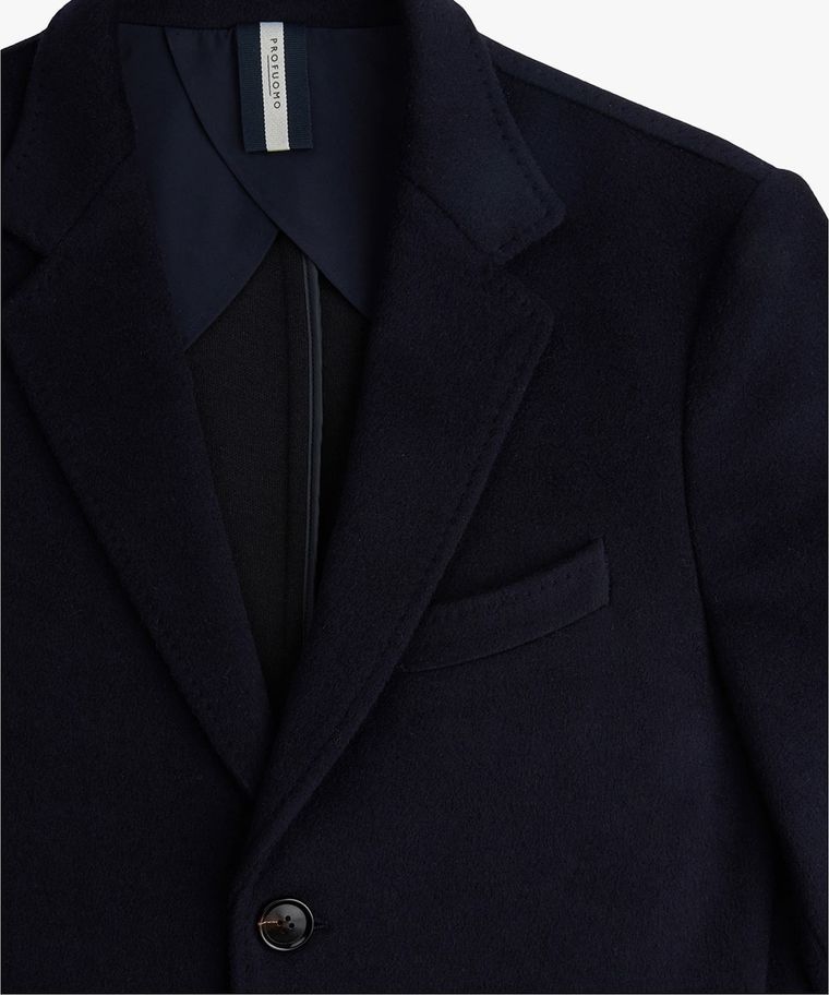 Navy knitted coat