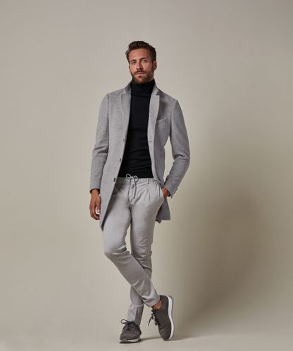 Profuomo Grey knitted coat