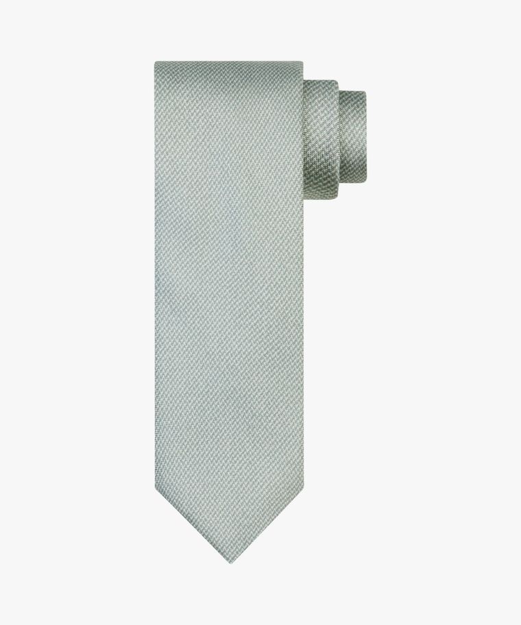 Beige green tie