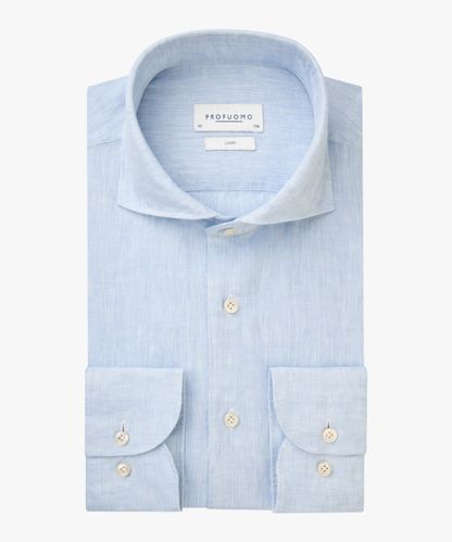 Profuomo Blue linen shirt