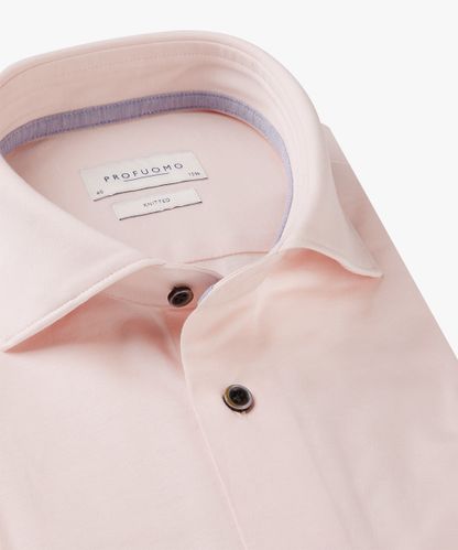 Profuomo Roze single jersey overhemd