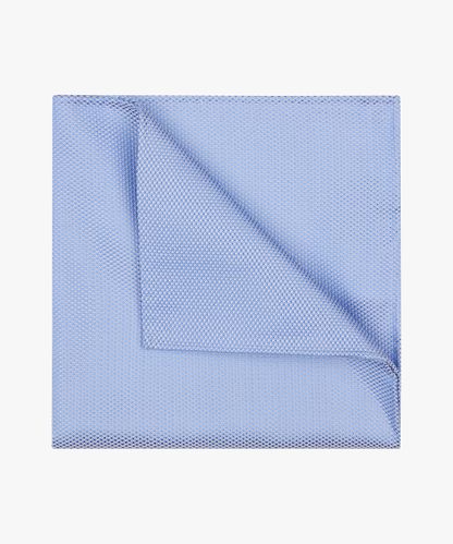 Profuomo Blue silk pocket square