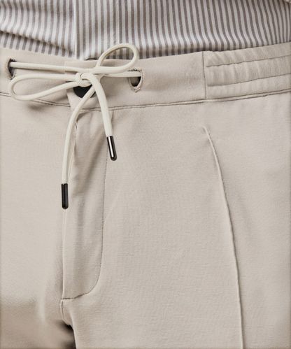 Profuomo Beige tech knitted slim fit sportcord