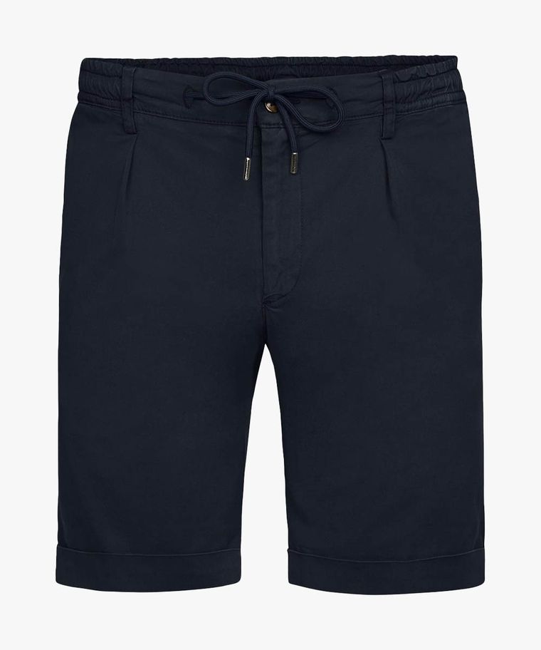 Marineblaue Sportcord-Shorts