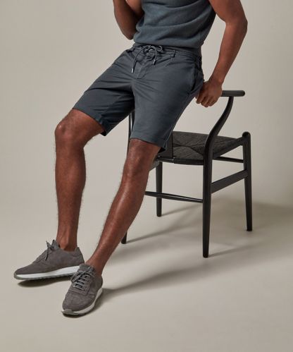 Profuomo Mid-grey sportcord shorts