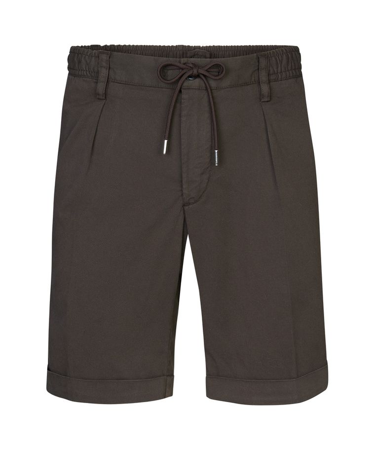 Braune Sportcord-Shorts
