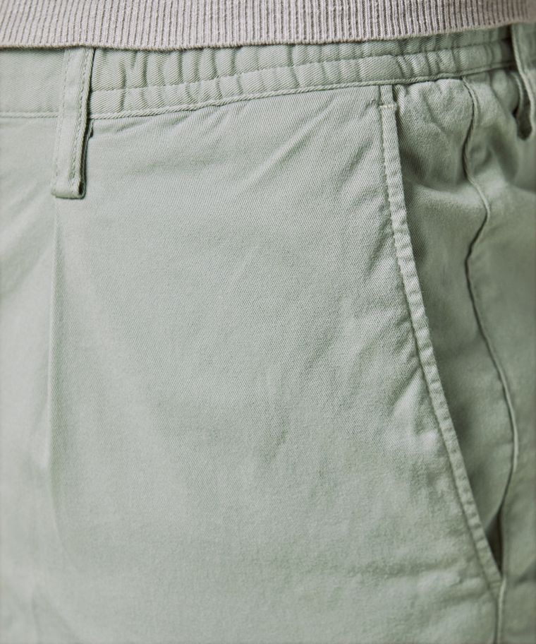 Light green sportcord shorts