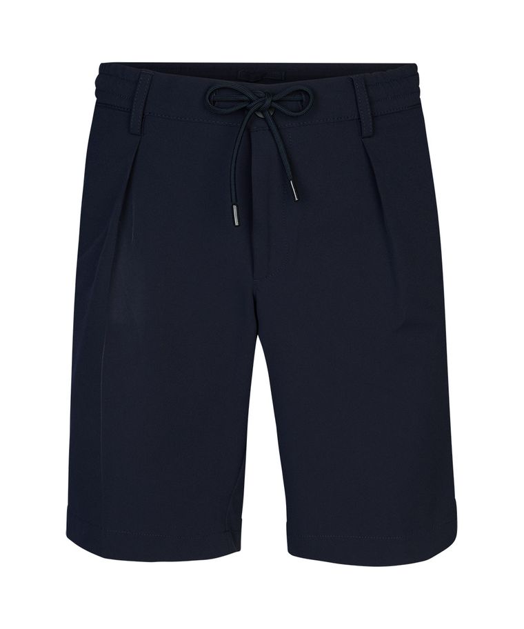 Marineblaue Tech-Sportcord-Shorts