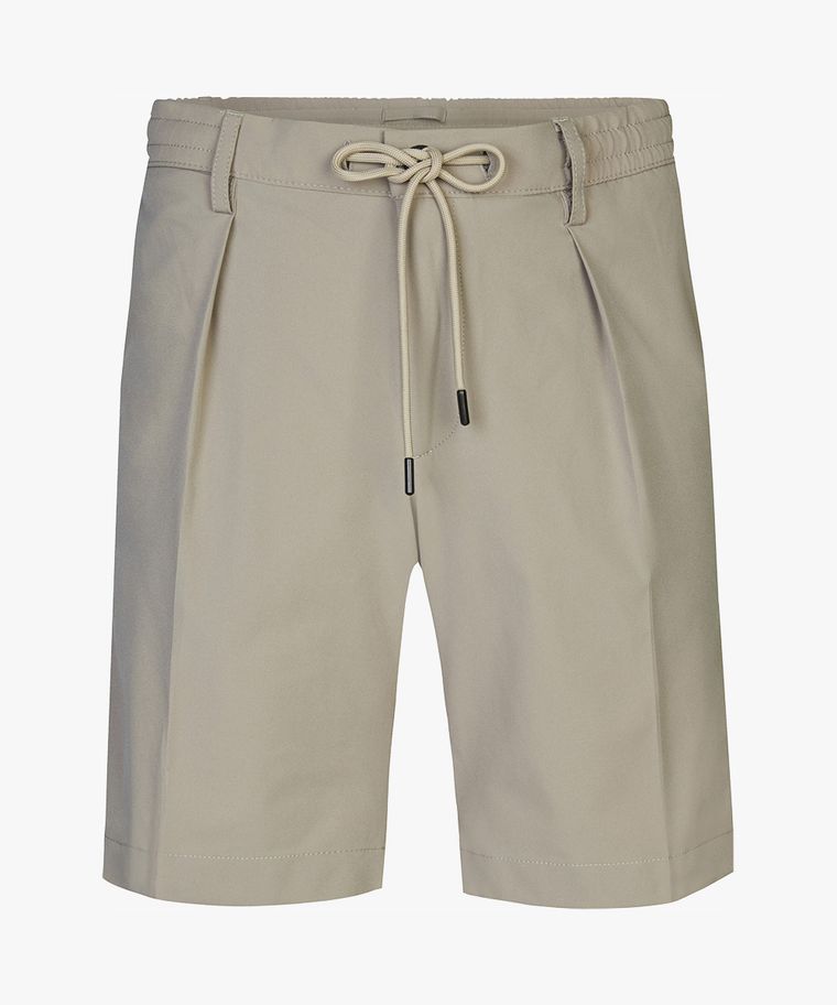 Taupe tech sportcord shorts