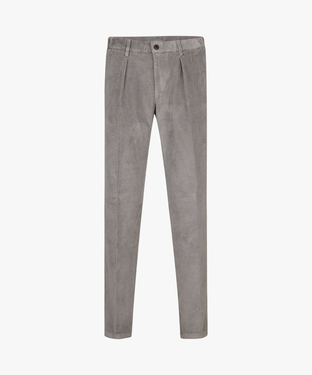 Grijze corduroy relaxed fit