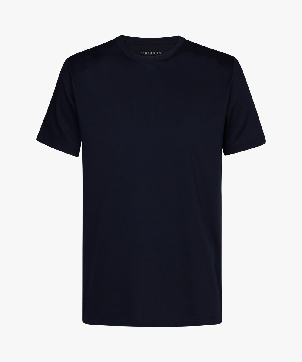 Navy Japanese knitted t-shirt
