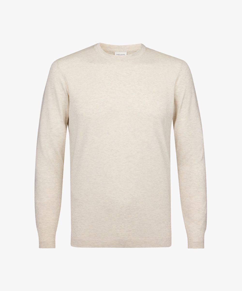 Beige luxury basic t-shirt