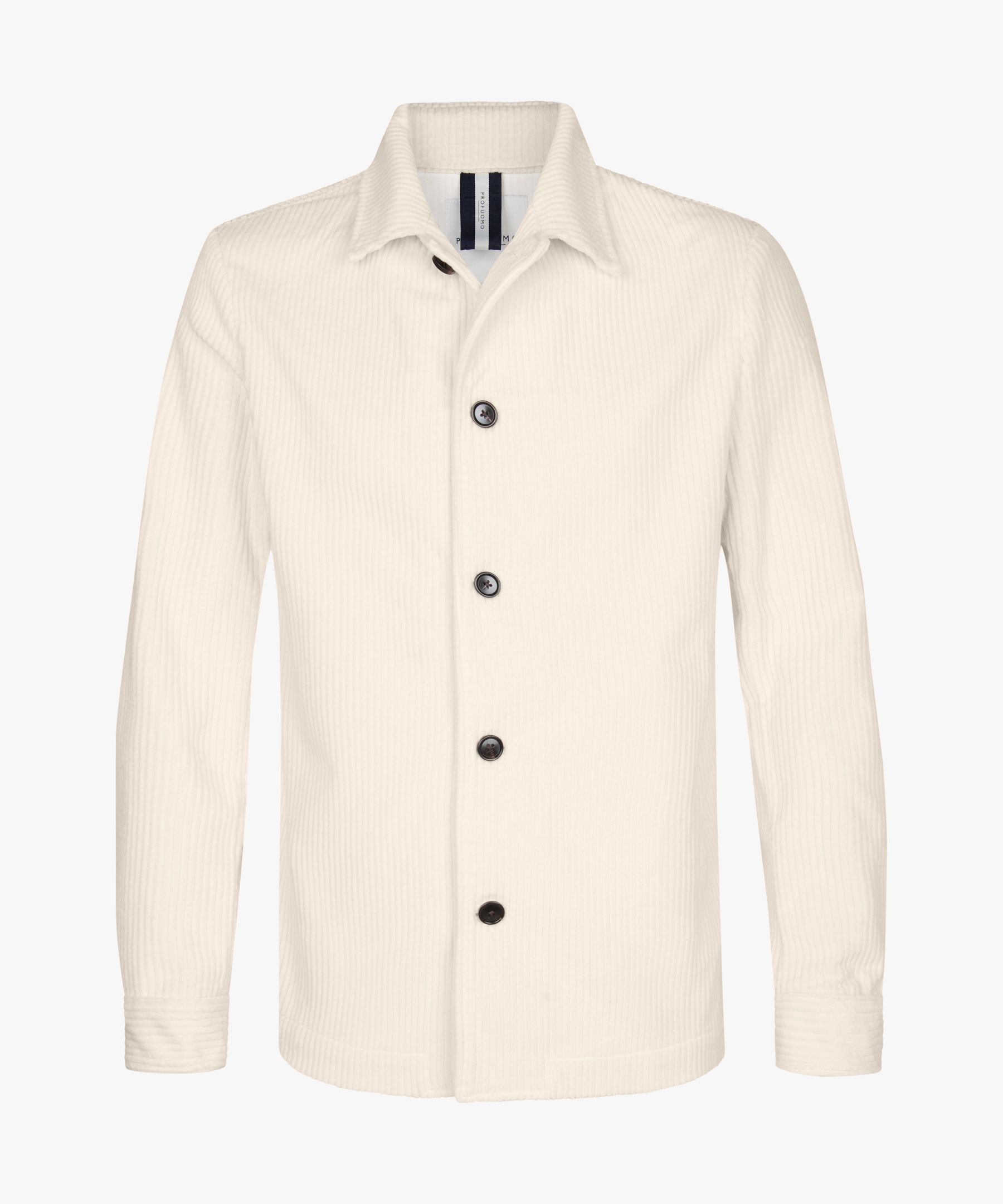 Off white corduroy overshirt