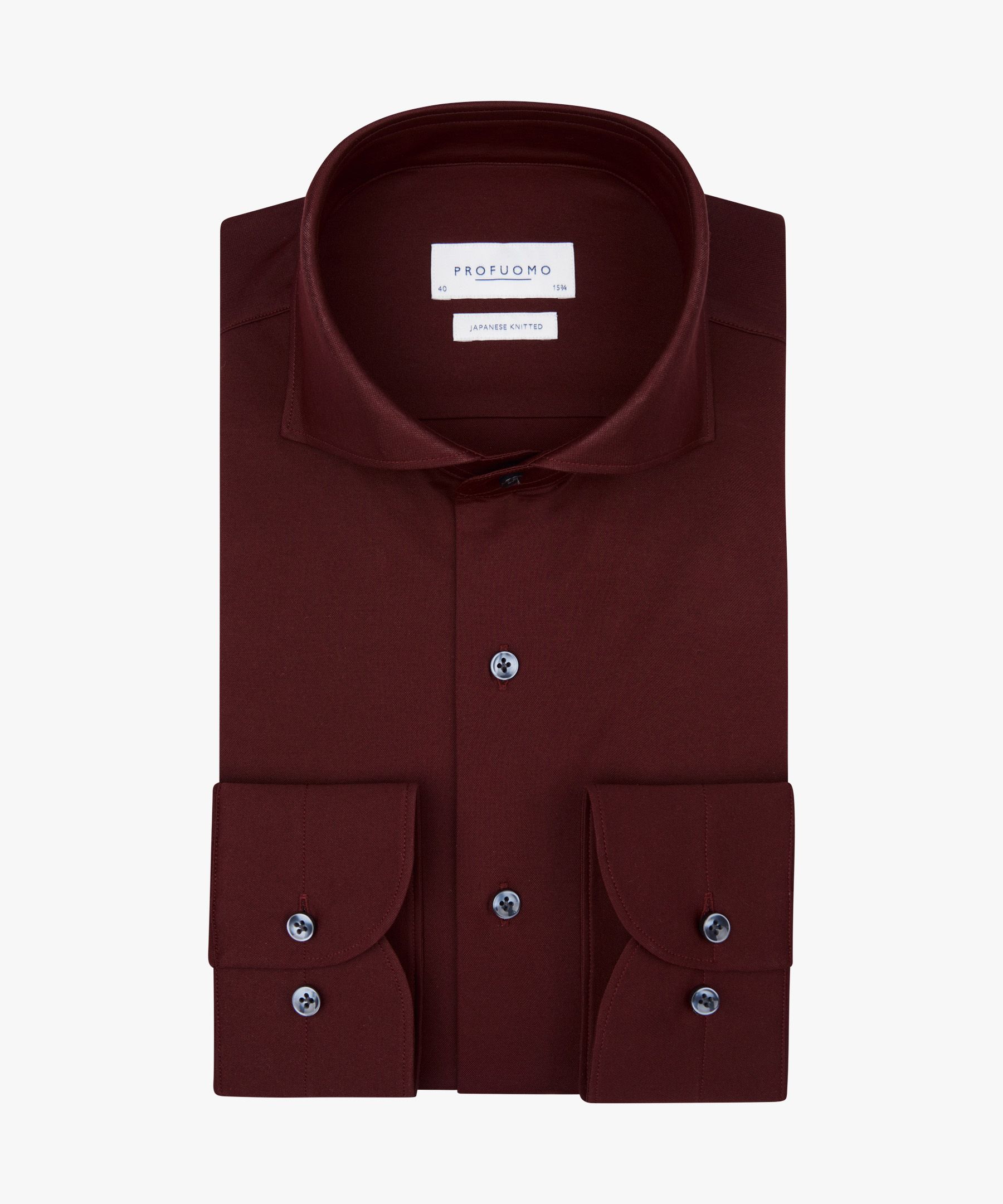 Navy Japanese knitted shirt Profuomo