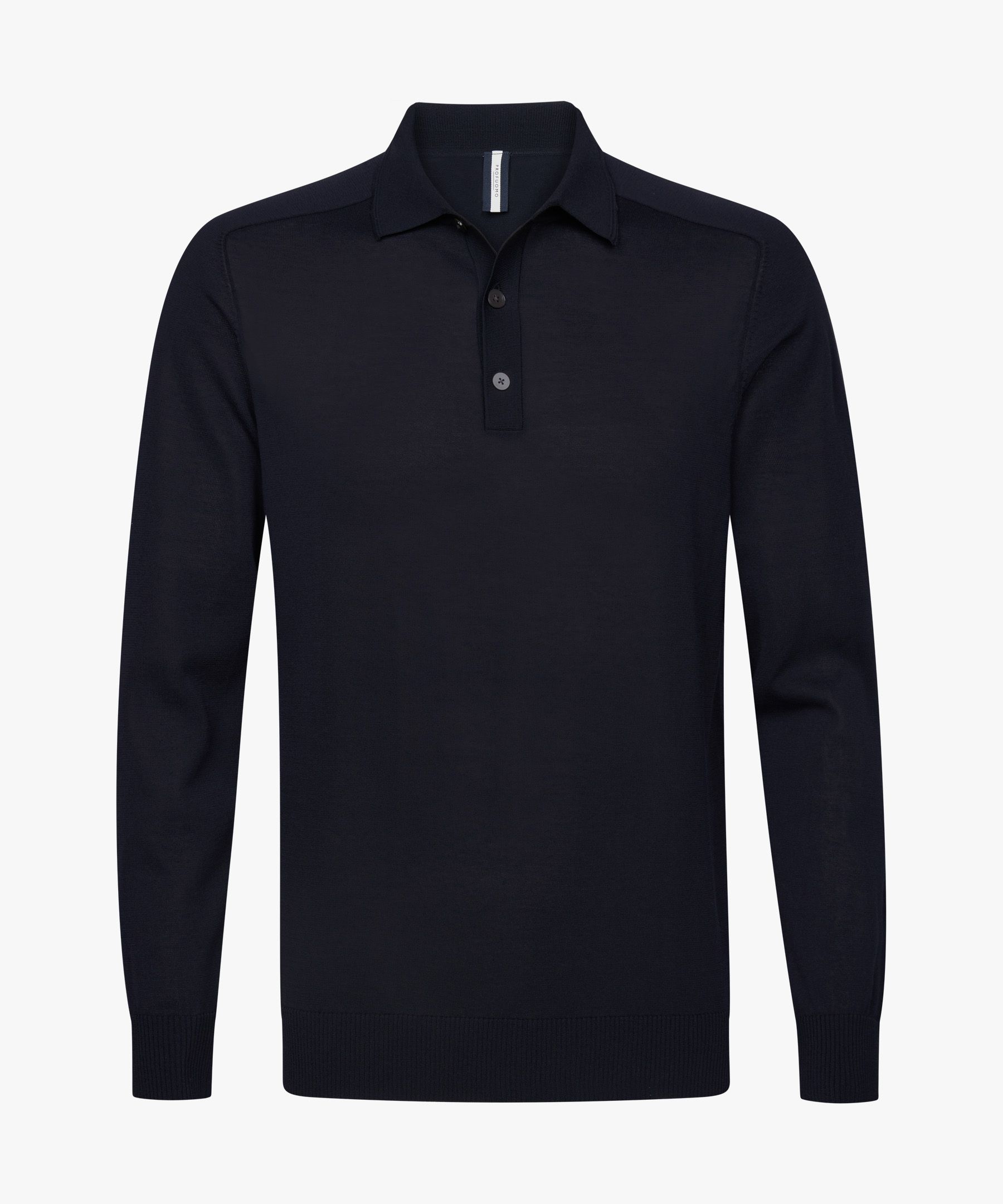 Navy tech polo