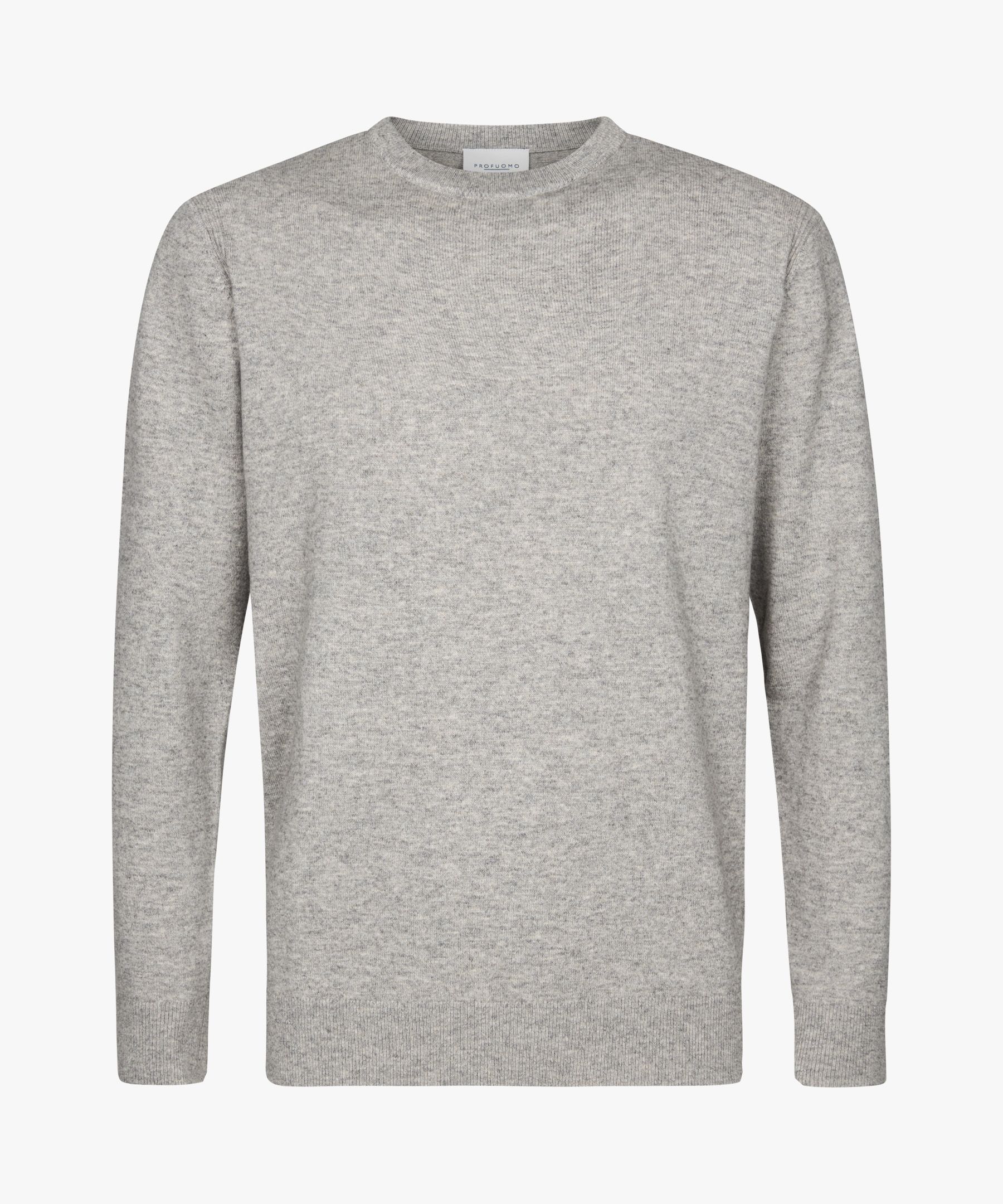 Grey wool blend crewneck