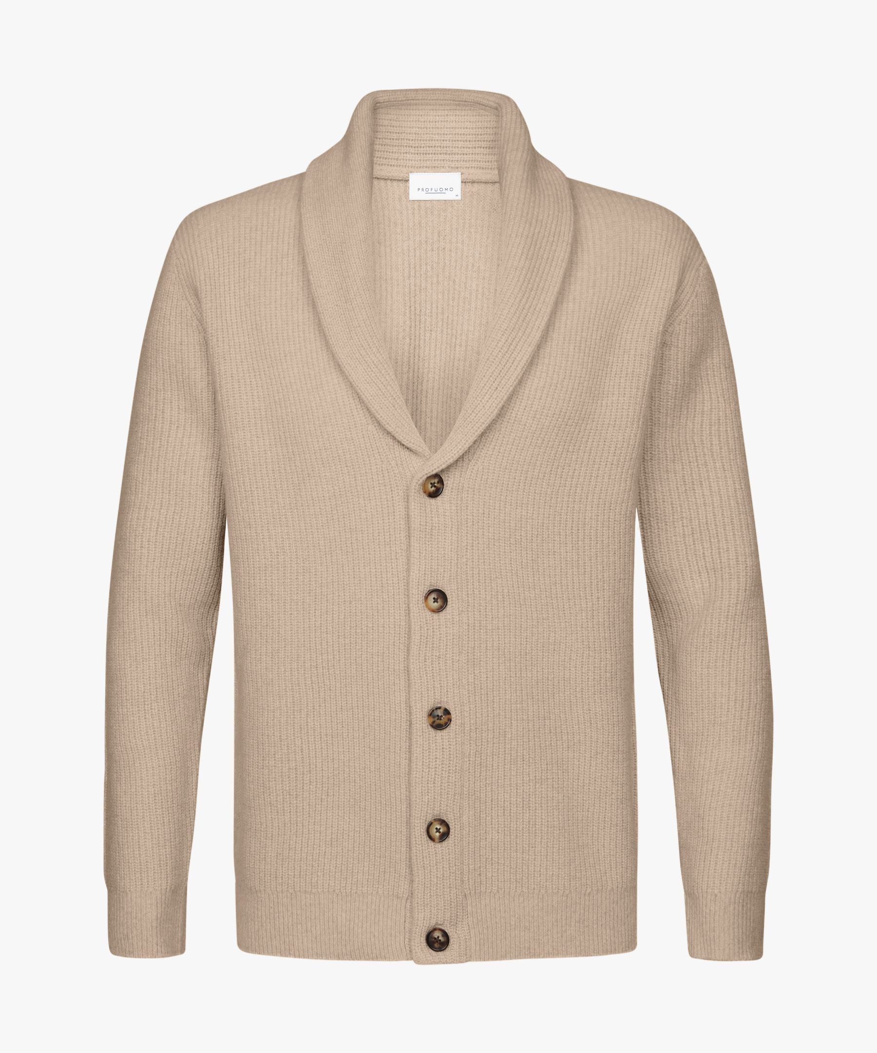 Off white wol blend shawl cardigan