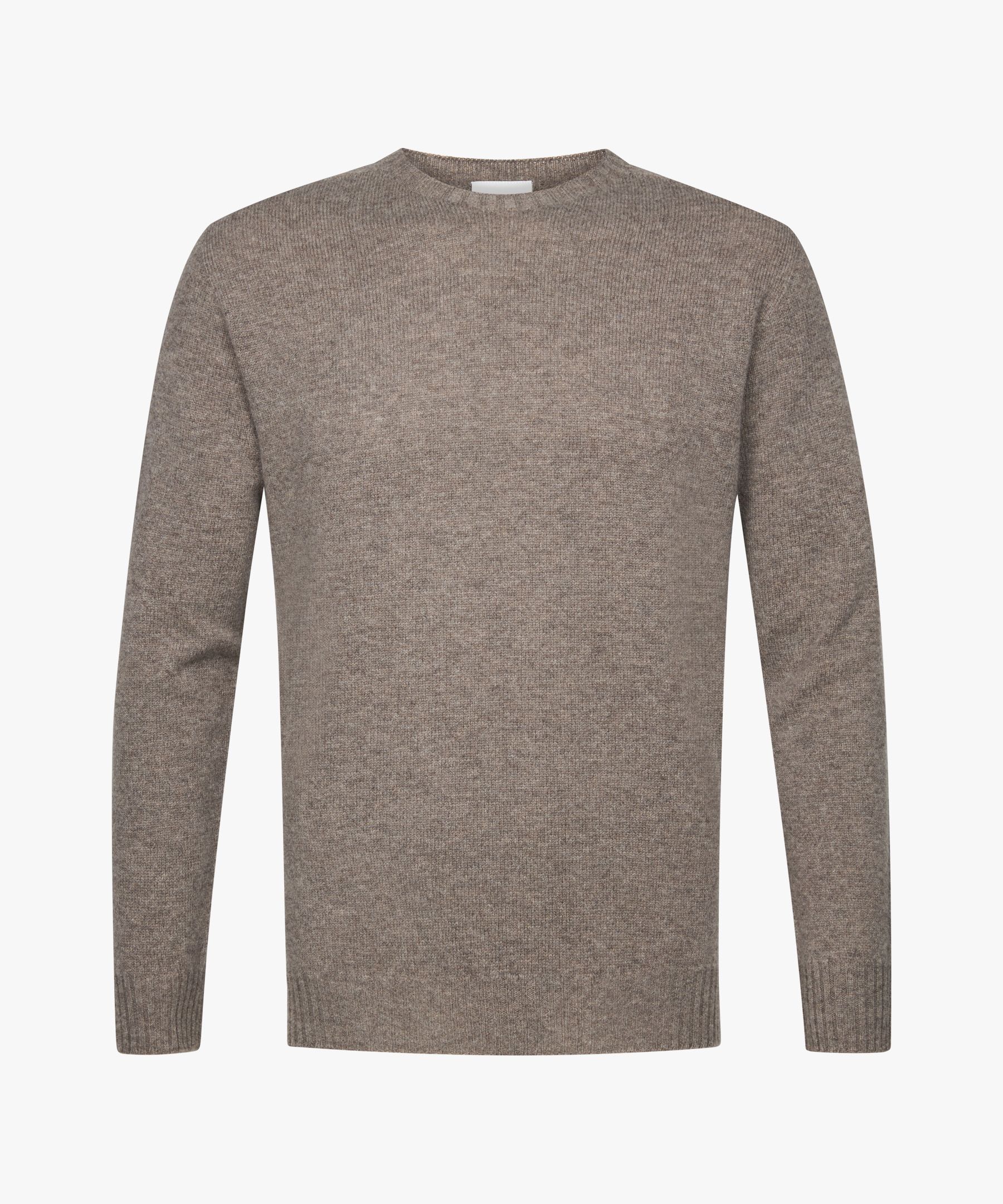 Brown seamless crewneck