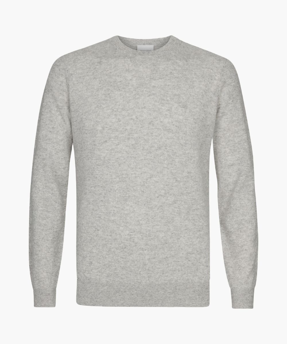 Grey cashmere crewneck