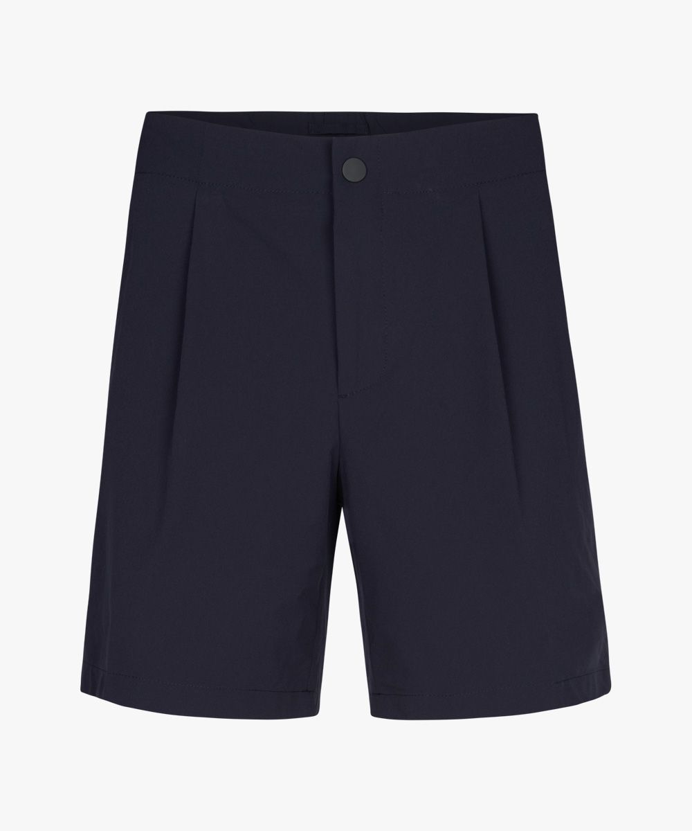 Navy tech loose fit shorts
