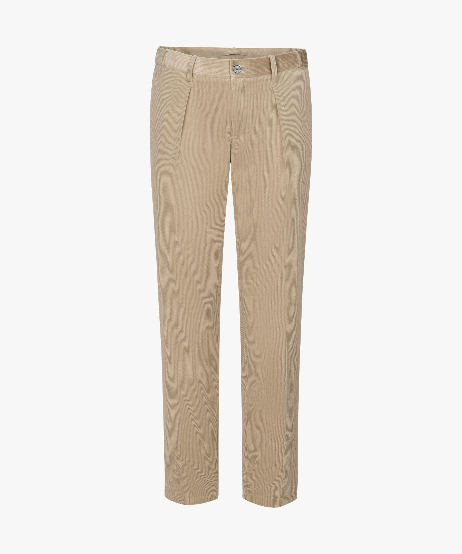 Beige corduroy trousers