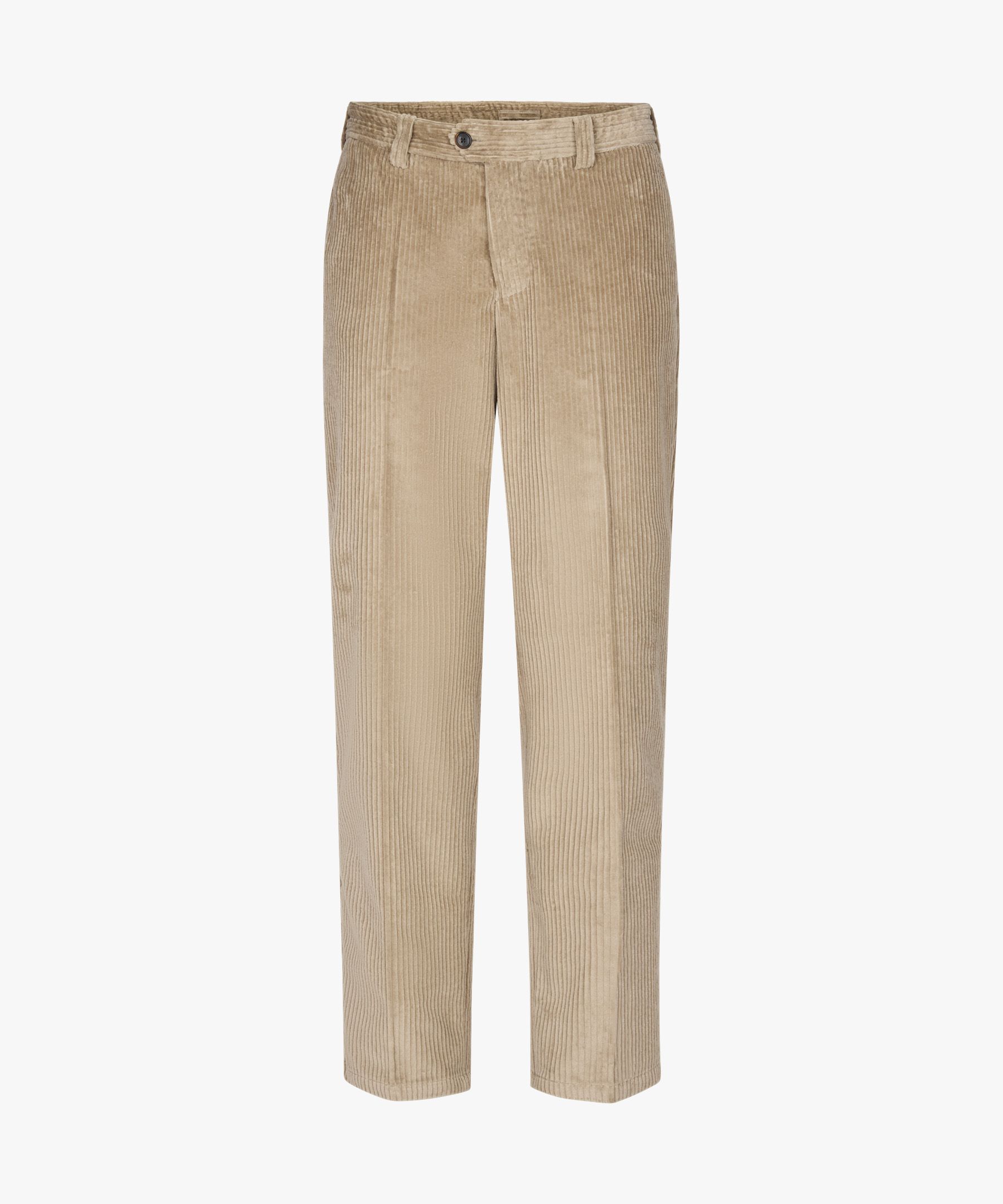 Beige loose fit corduroy