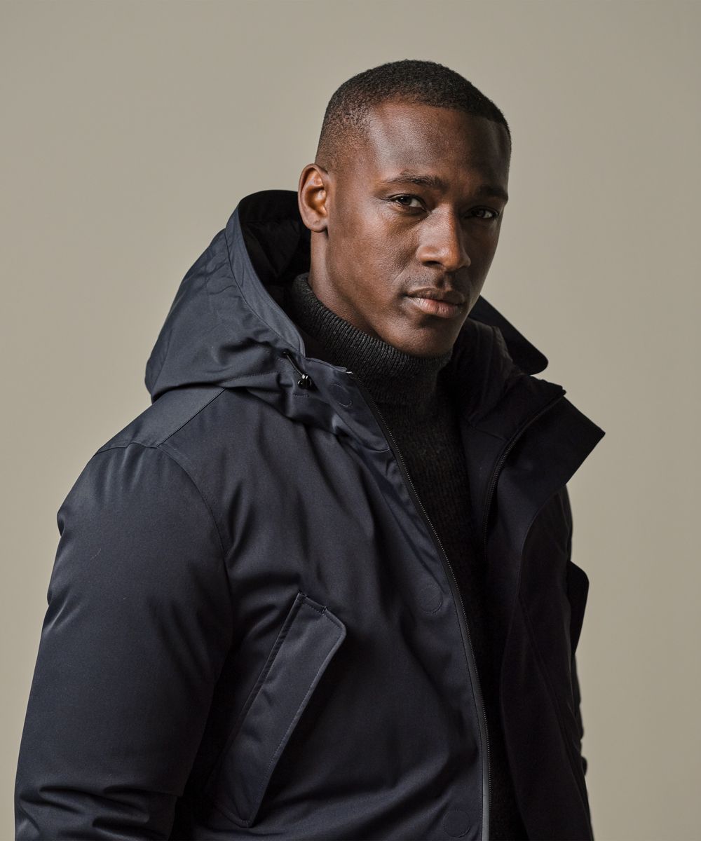 Navy magnet parka | Profuomo B.V.