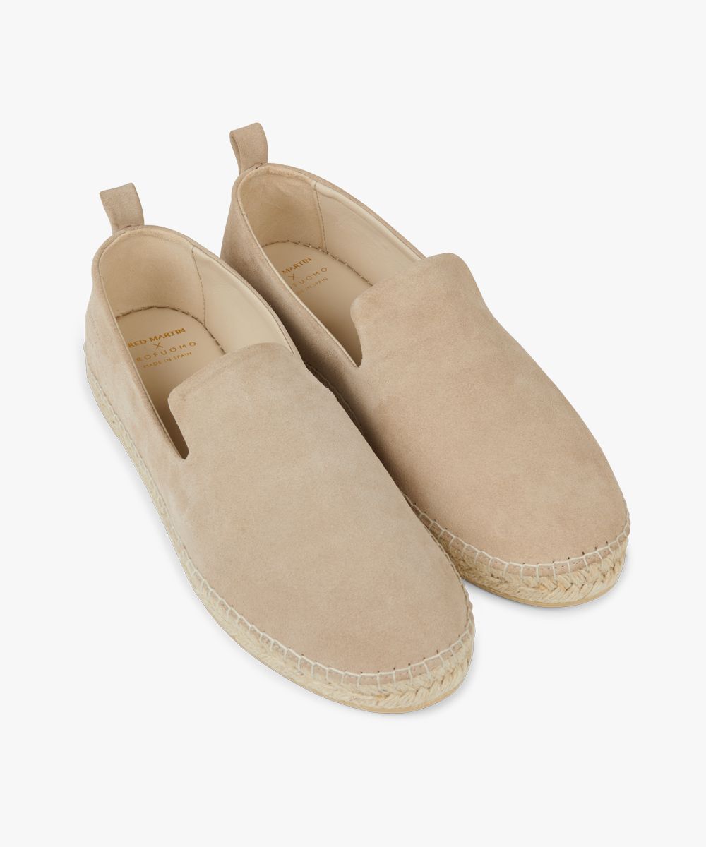Fred Martin X Profuomo beige espadrilles