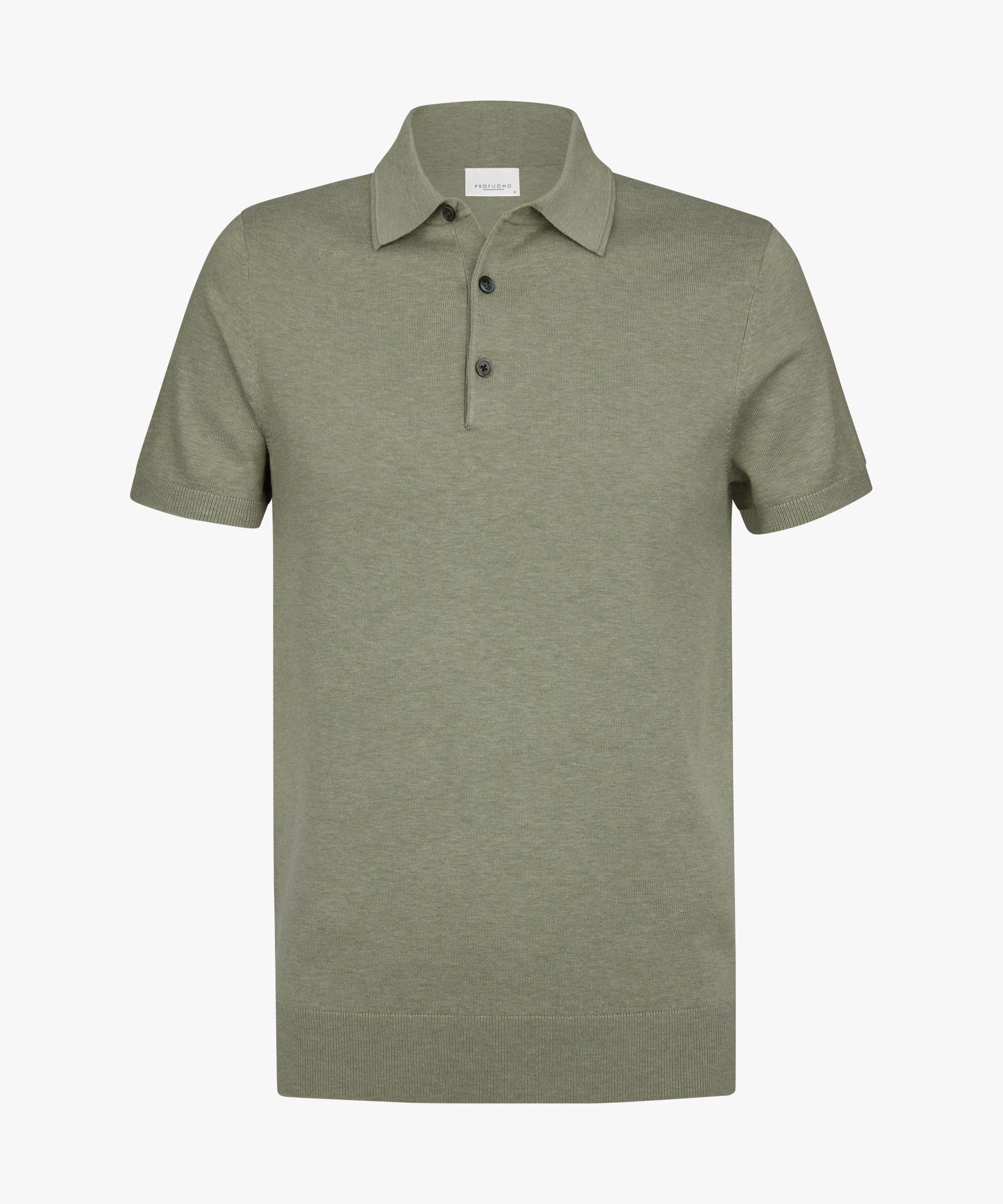 Grünes Luxury Basic Polo