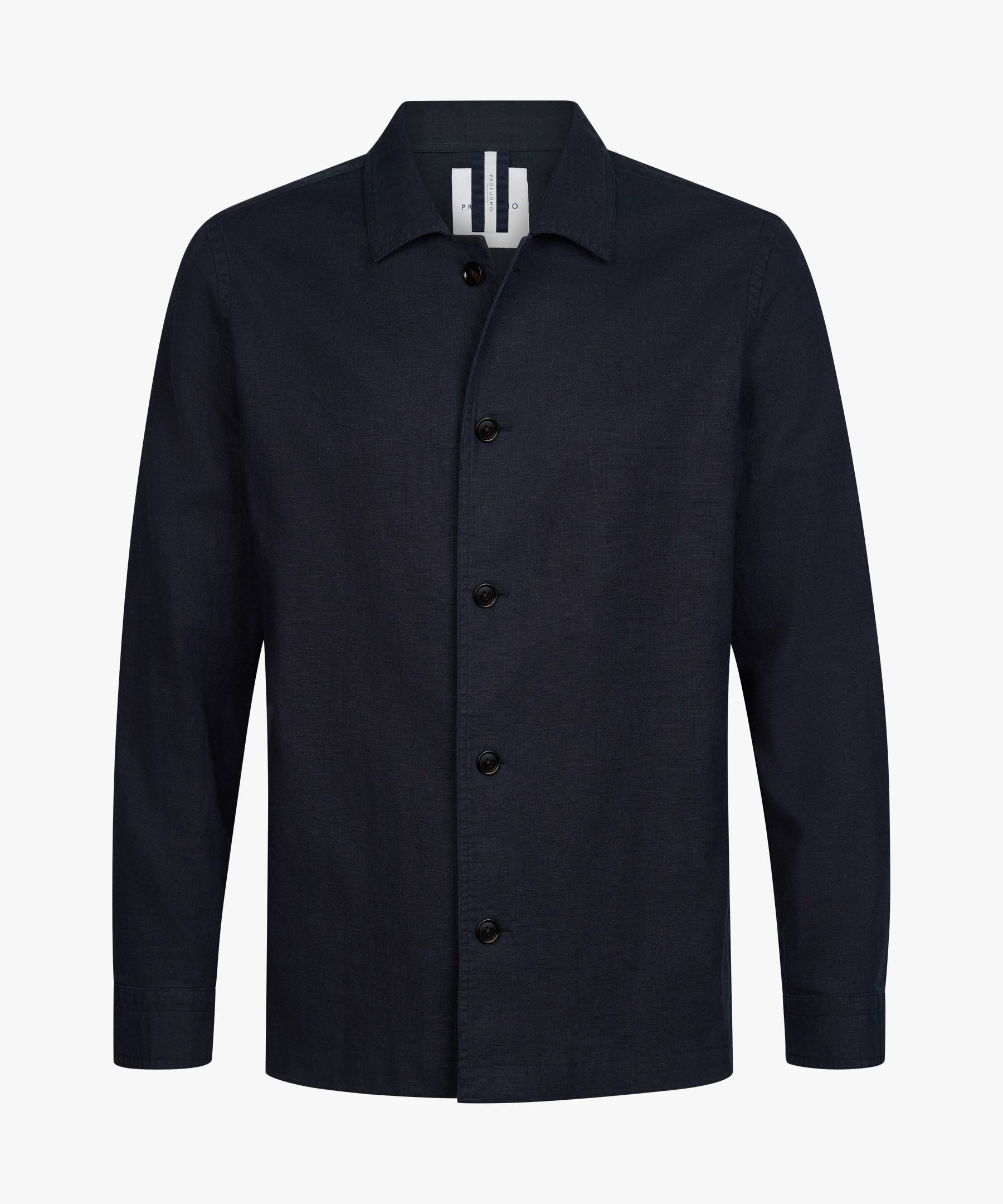 Navy Leinen Overshirt