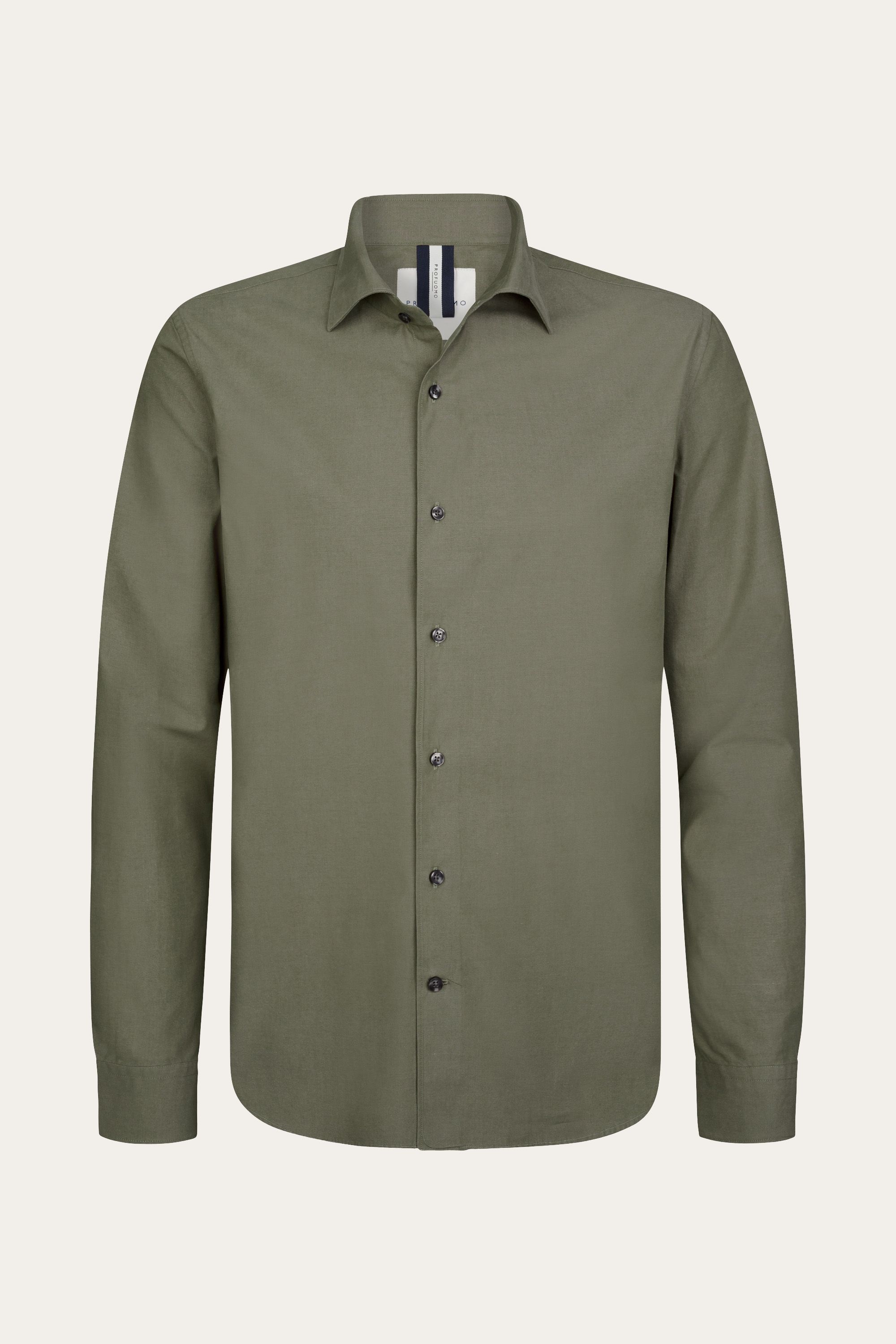 Groen soft casual overhemd