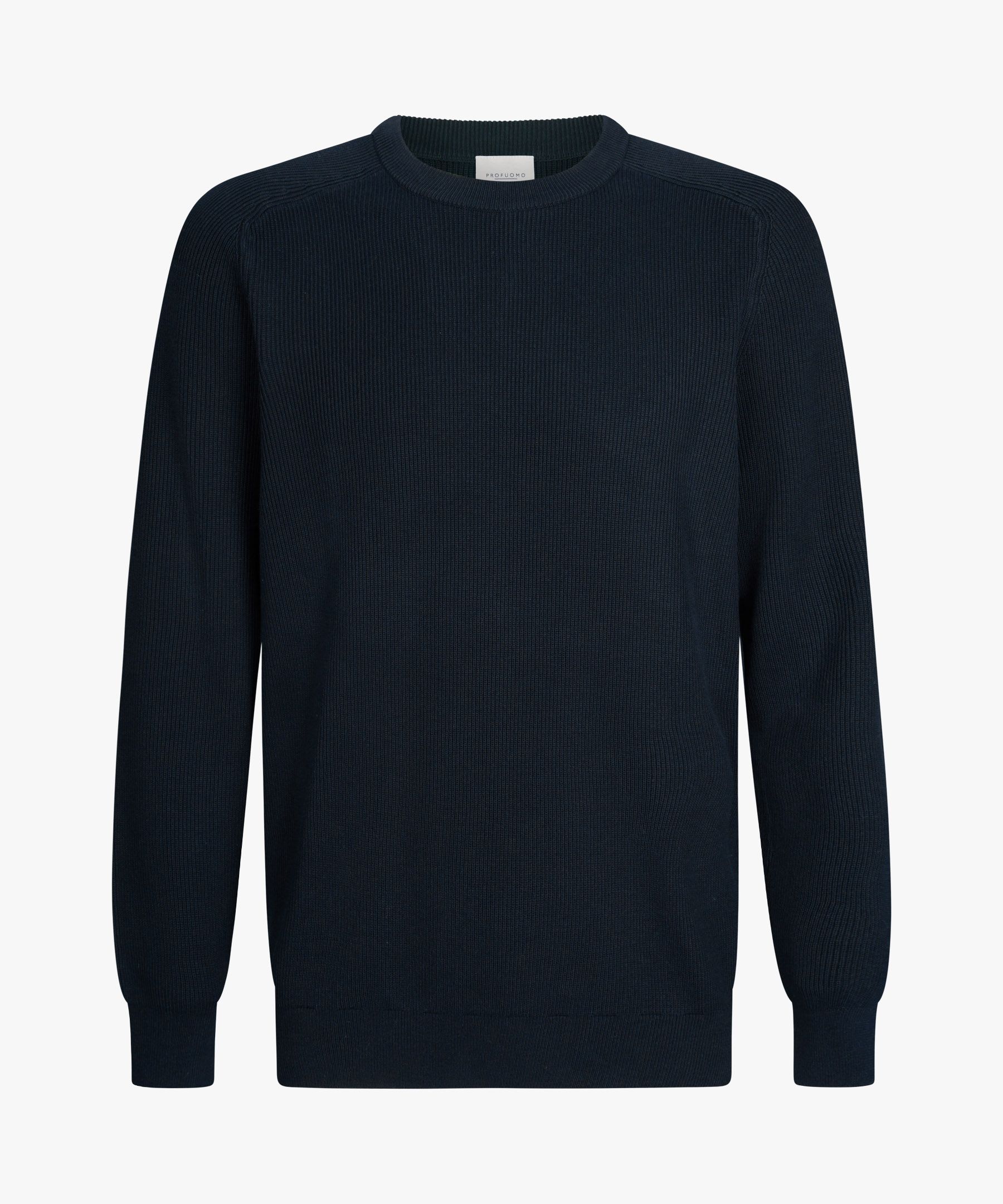 Navy katoenen crewneck
