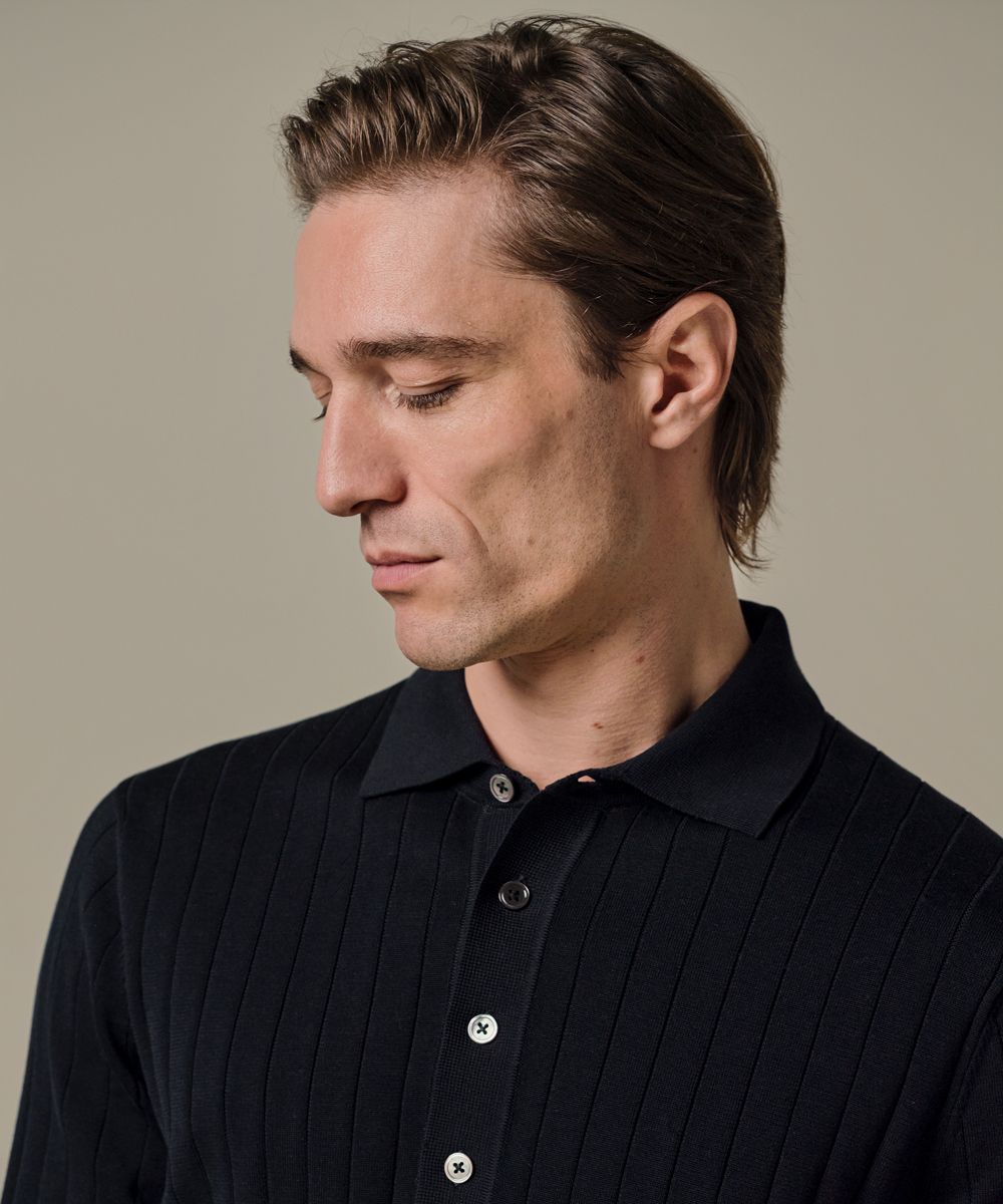 Navy Aero Ease polo | Profuomo B.V.