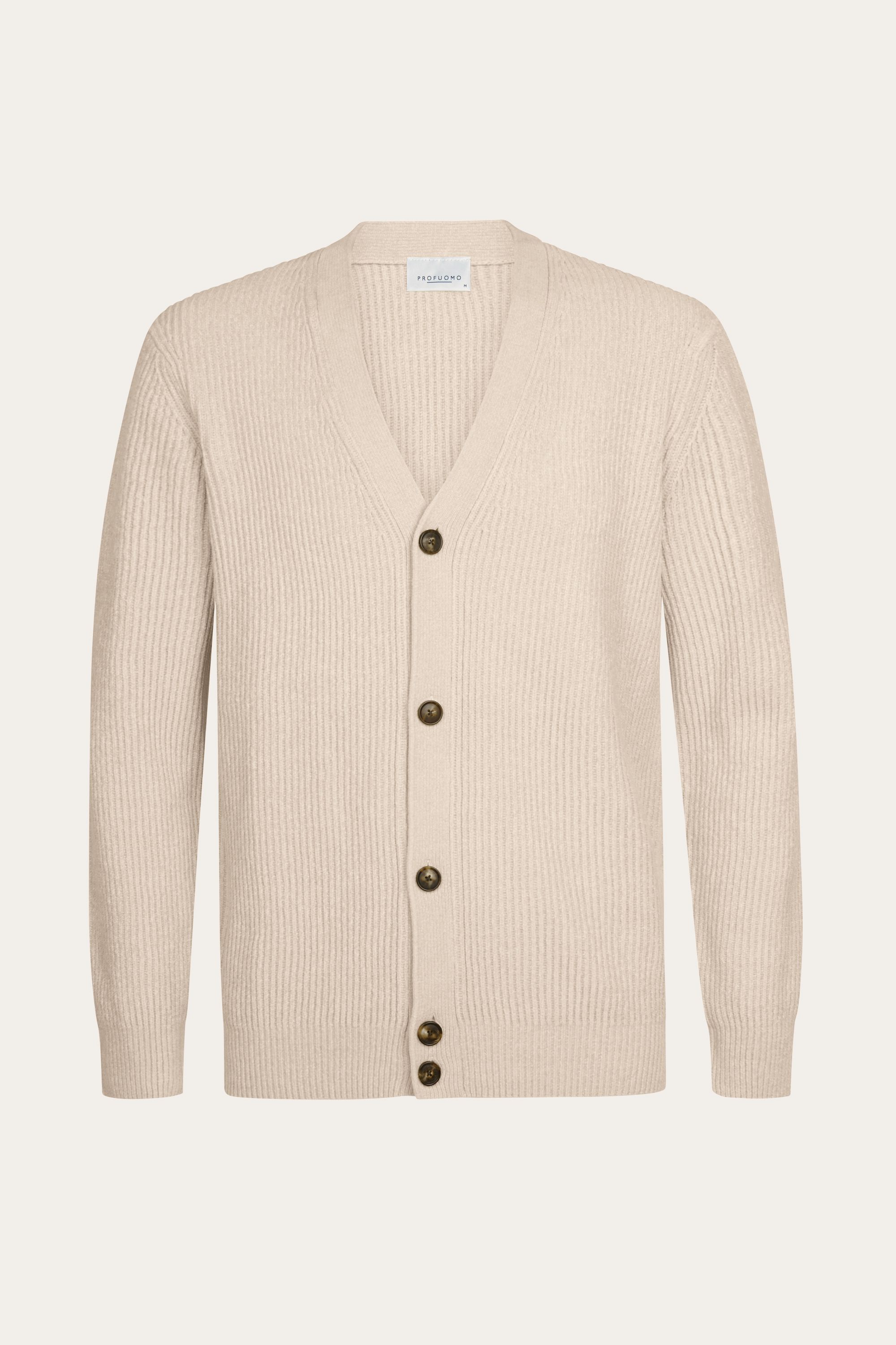 Sand chenille full button cardigan